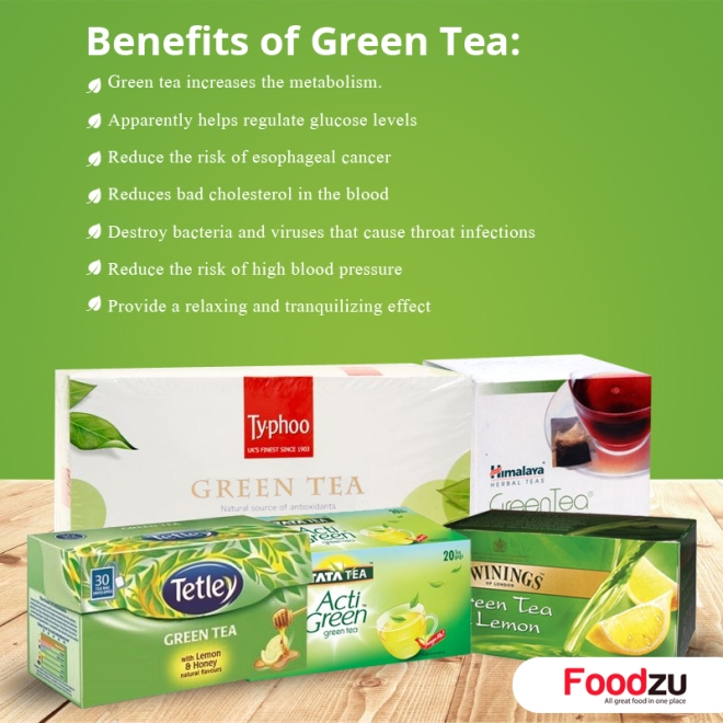 Benefits of Green Tea - Foodzu.com